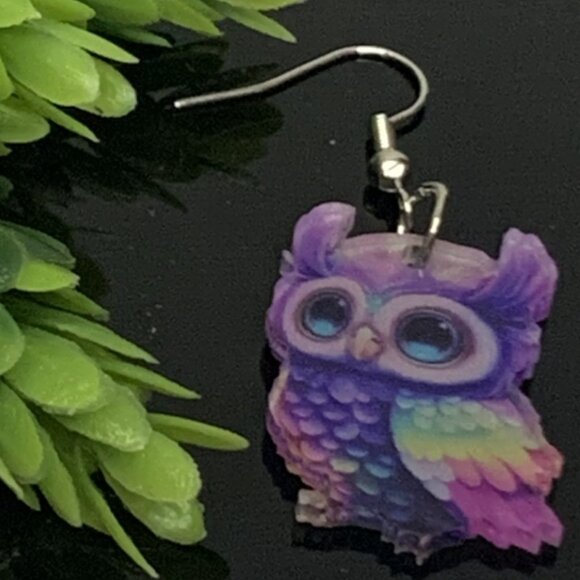 Owl Earring, Teacher Earring, Educator Earring, Gift Idea, Teacher Appre… - Picture 2 of 6